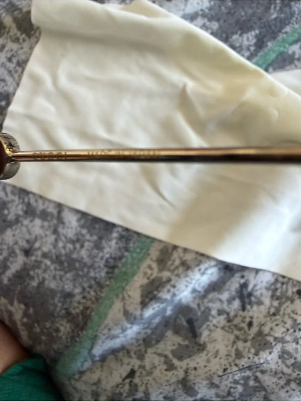 Gucci Gold Frame Sunglasses with Gray Lenses
